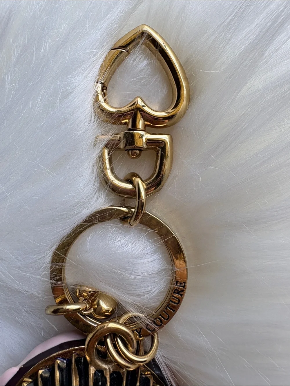 Vintage Juicy Couture Rare Pink Cupcake Bag Charm/ Key Fob